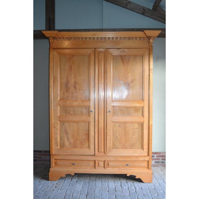 Large Antique Ash Cabinet For Sale - Image 11 of 11