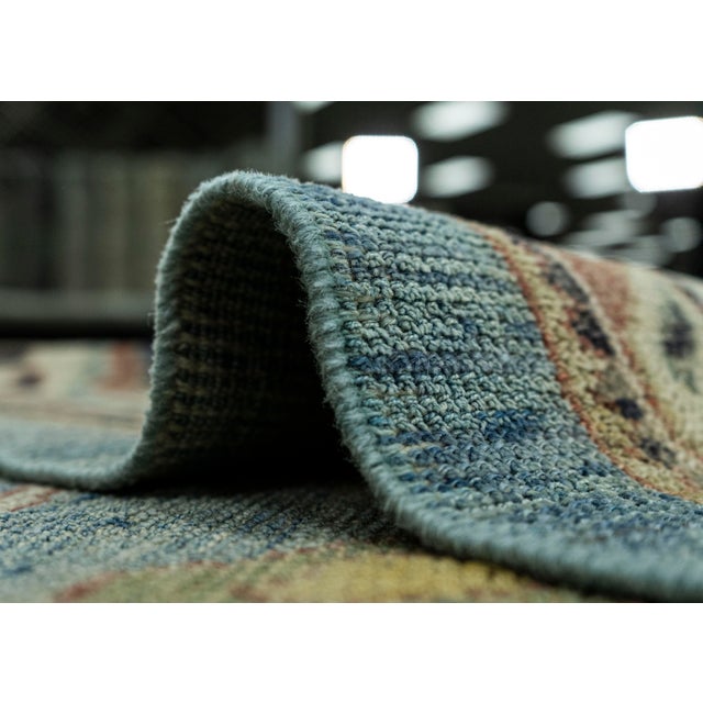 Textile Turkish Oushak Old Wool Rug 9'3" x 12'5" #20014 For Sale - Image 7 of 8