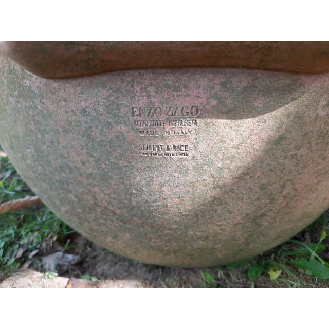 Late 20th Century Vintage Italian Terra Cotta Pot For Sale - Image 5 of 12