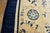 Textile 1900s Beige Ground Six Asymmetric Knots Chinoiserie Antique Chinese Peking Rug For Sale - Image 7 of 14