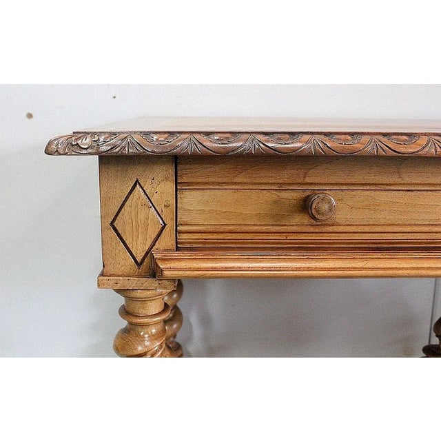 Vintage Walnut Desk For Sale - Image 12 of 18