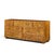 Mid-Century Modern Henredon Campaign Mid Century Oak and Brass Lowboy Dresser For Sale - Image 3 of 11