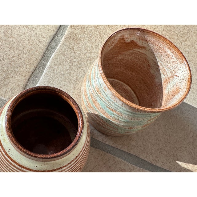 Ceramic Studio Ceramic Vases by Helma Klett, Germany, 1980s, Set of 2 For Sale - Image 7 of 15