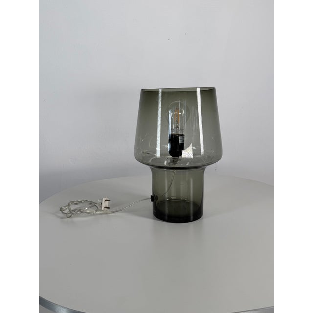 Muuto Cosy in Grey Table Lamp in Glass from Harri Koskinen, 2000s For Sale - Image 4 of 7