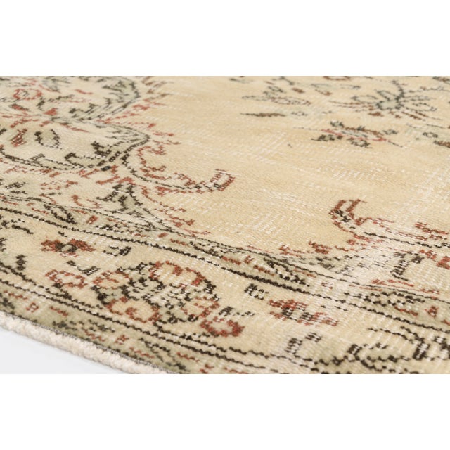 Textile 1950s Anatolian Kurdish Wool Area Carpet For Sale - Image 7 of 10