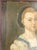 Wood 19th Century English Folk Provincial Portrait of a Girl and Westie Dog For Sale - Image 7 of 18