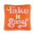 Modern Take It Easy Needlepoint Pillow For Sale - Image 3 of 3