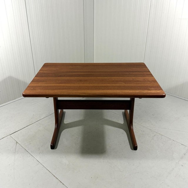 Wood Vintage Teak Dining Table, Denmark, 1970s For Sale - Image 7 of 18