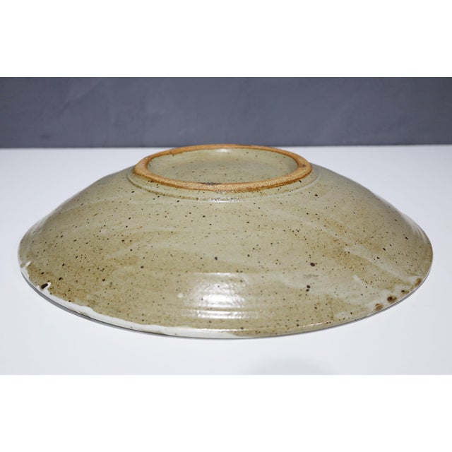 Mid 20th Century Mid 20th Century Mid-Century Modern Warren MacKenzie Monumental Ceramic Platter For Sale - Image 5 of 8