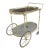 Mid 20th Century French Brass Bar Cart For Sale