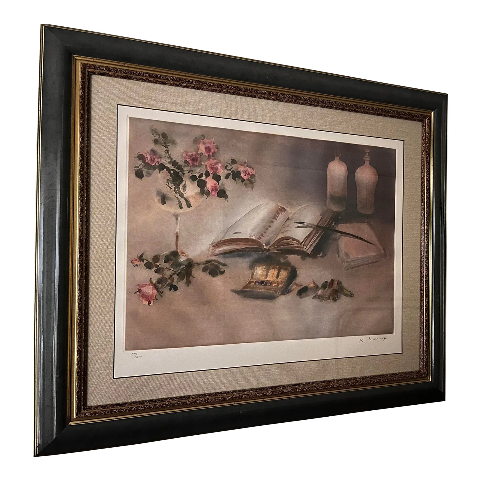 Kaiko Moti Signed Limited Edition Aquatint 'Painted Memories' With