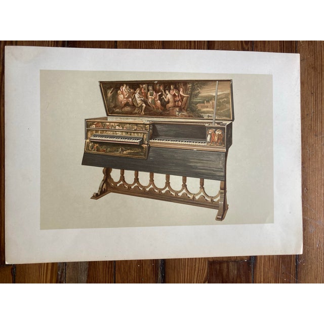 Original 19th Century Engravings of Various Musical Instruments in Color - Set of 5 For Sale - Image 11 of 12