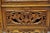 Vintage French Baroque Style Carved Wood & Glass Curio China Display Cabinet For Sale In Philadelphia - Image 6 of 16