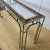 Burlwood & Chrome Console Table Attr Milo Baughman For Sale - Image 10 of 11