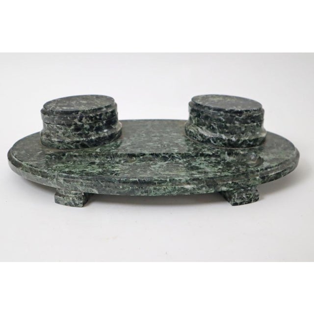 Art Deco Serpentine Extinguishing Cradle Desk Set, Germany, 1920s, Set of 2 For Sale - Image 13 of 15