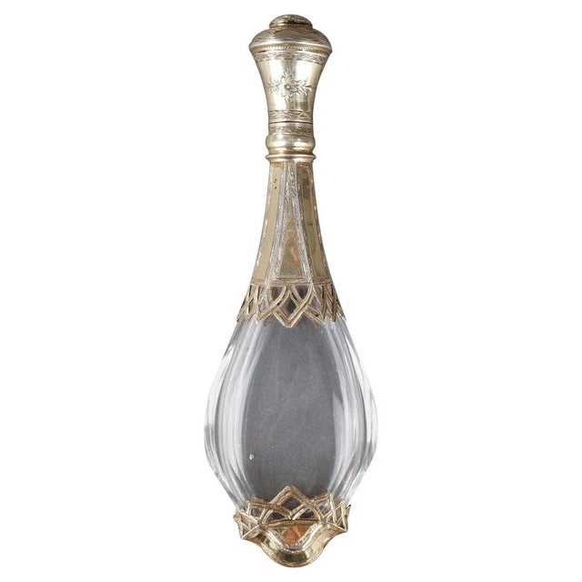 Mid-19th Century Silver Mounted Glass Scent Bottle For Sale - Image 15 of 15