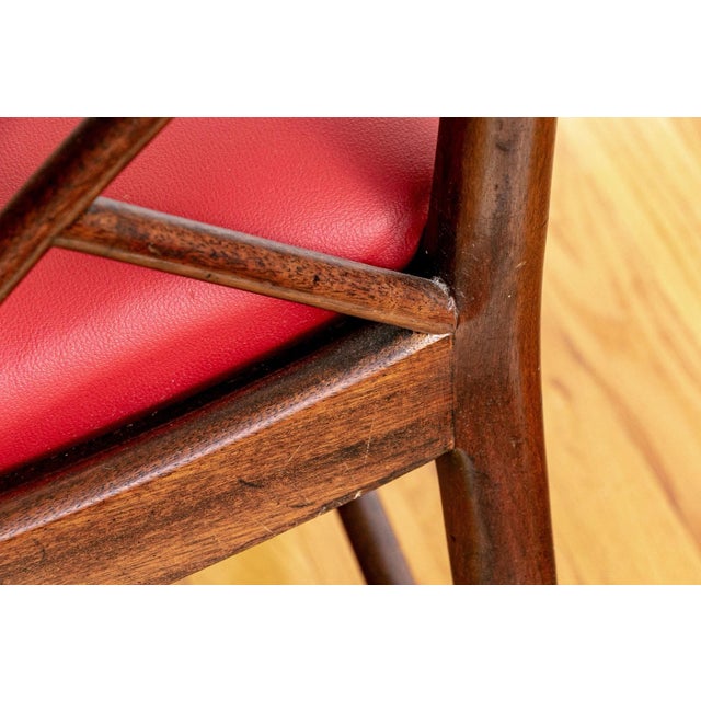 English Georgian Chinese Chippendale Style Mahogany Cockpen Armchair For Sale - Image 15 of 18