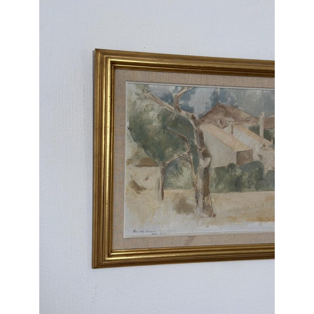 Lars Olof Ericsson, Calpe, 1957, Oil on Panel, Framed For Sale - Image 10 of 15