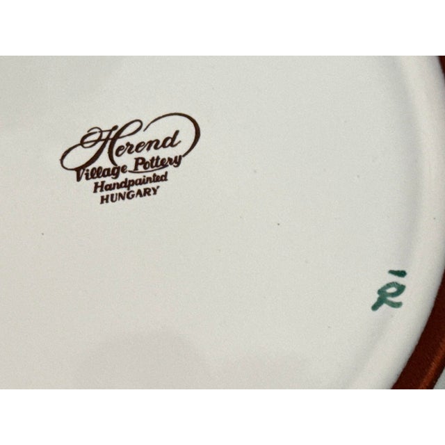 Late 20th Century Herend Village – Lattice Hill Dinner & Soup - 4 pcs For Sale - Image 11 of 12