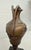 Antique Ornate Bronze Patinated Marble Victorian Ewer Mantle Garniture Vase For Sale - Image 4 of 15