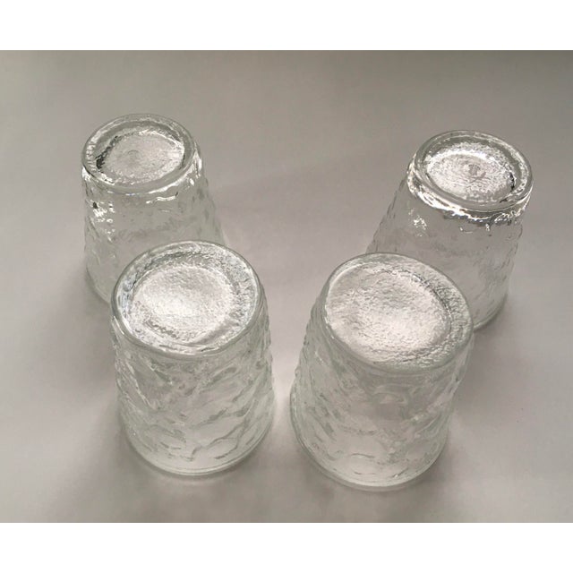 Glass 1960s Anchor Hocking “Milano” Rocks Glass- Set of Four For Sale - Image 7 of 9