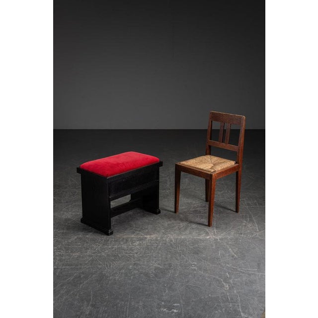 The Hague School Pander Stool by Hendrik Wouda, 1920s For Sale - Image 13 of 15