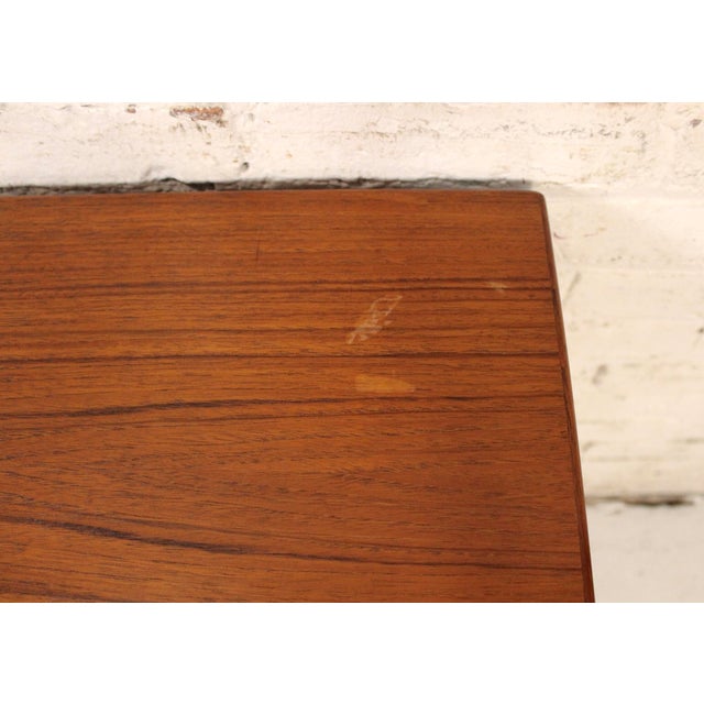 Vintage Mid-Century Teak Desk in the Style of Arne Vodder For Sale - Image 12 of 14