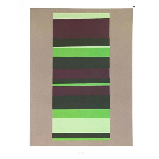 2009 Josef Albers the Interaction of Color Plate Xviii-8 For Sale
