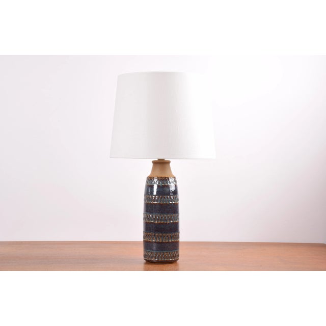 Tall Vintage Danish Table Lamp from Søholm, 1960s For Sale - Image 10 of 10