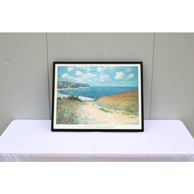 Impressionist Claude Monet Path in the Wheat Fields at Pourville Impressionist Artwork Print For Sale - Image 3 of 16