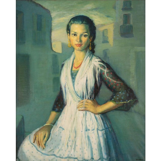 José Lamuño, Rosario of Montjuich, Oil on Canvas, Framed For Sale - Image 3 of 9