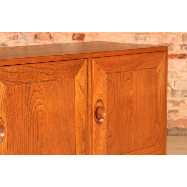 Mid-Century Modern Windsor Elm Sideboard on Casters from Ercol, 1960s For Sale - Image 6 of 12