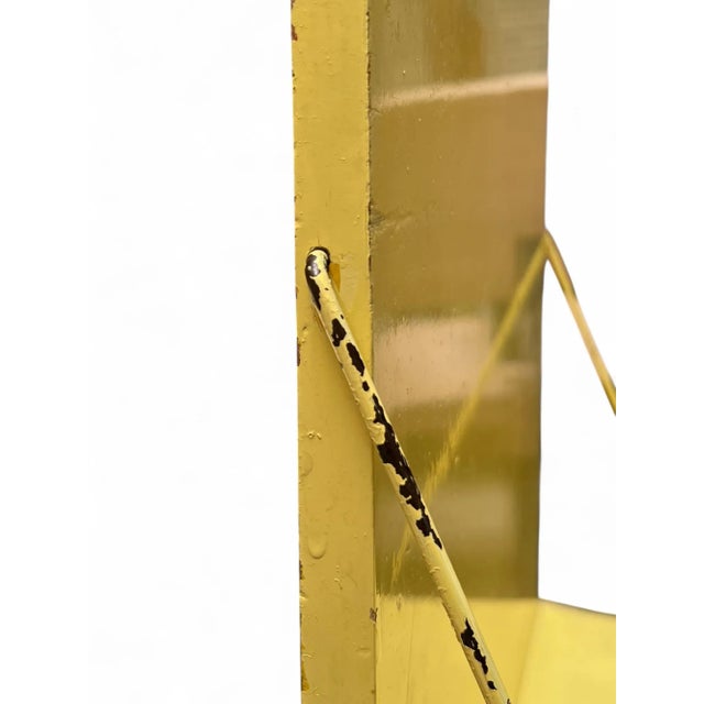 Mid-Century Modern Dutch Yellow Lacquered Plywood and Metal Dining Chair by Gerrit Jr. Rietveld, 1954 For Sale - Image 11 of 18