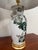 Pair of Vintage Mid Century Modern Japanese Kutani Hand Painted Table Lamps With Peacock, Flowers and Gold For Sale In Little Rock - Image 6 of 11