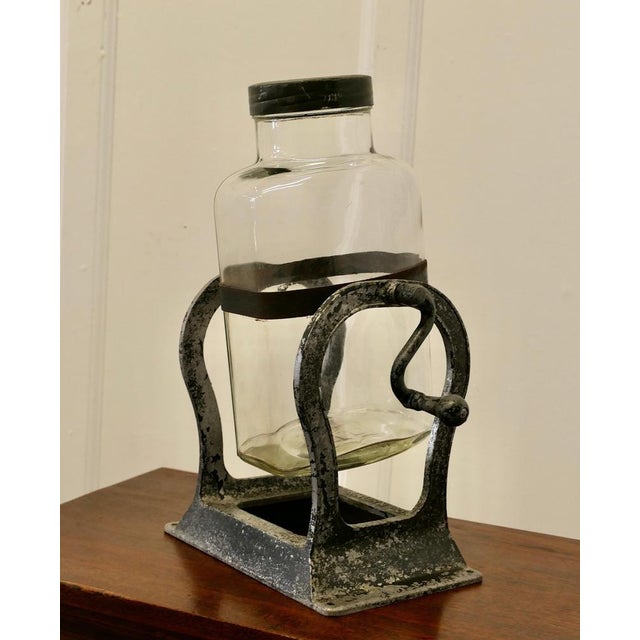 Vintage Hand Driven Home Butter Churn, 1920 For Sale - Image 3 of 9