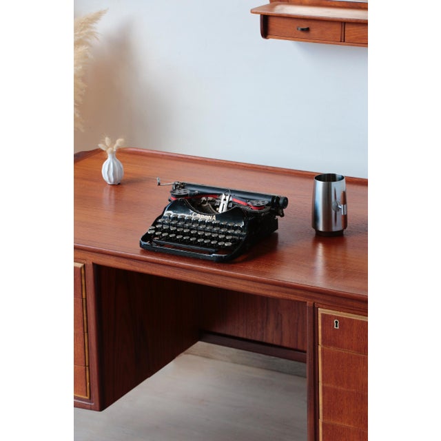 Danish Teak Svend Aage Madsen Desk from HP Hansen, 1960s For Sale - Image 18 of 18