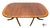 Brown Vintage Traditional Federal Style Mahogany & Satinwood Banded Extension Dining Table For Sale - Image 8 of 12