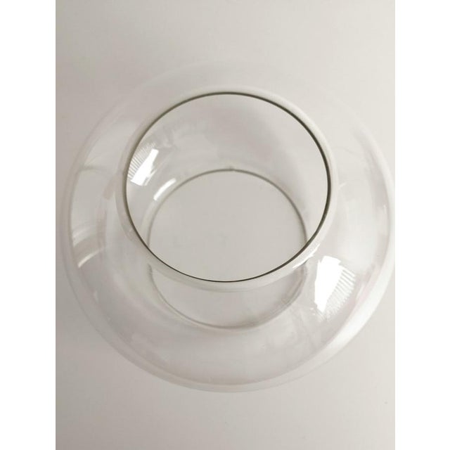 Large Space Age Candleholder or Lantern in Glass and Ceramic, 1970s For Sale - Image 10 of 14