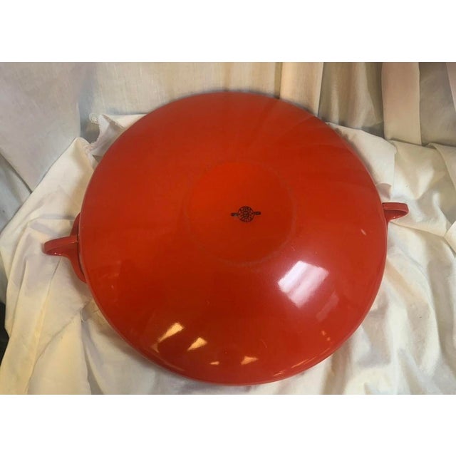 Dansk Dansk Denmark Ihq Kobenstyle 13" Enameled Paella Pan - Red For Sale - Image 4 of 6