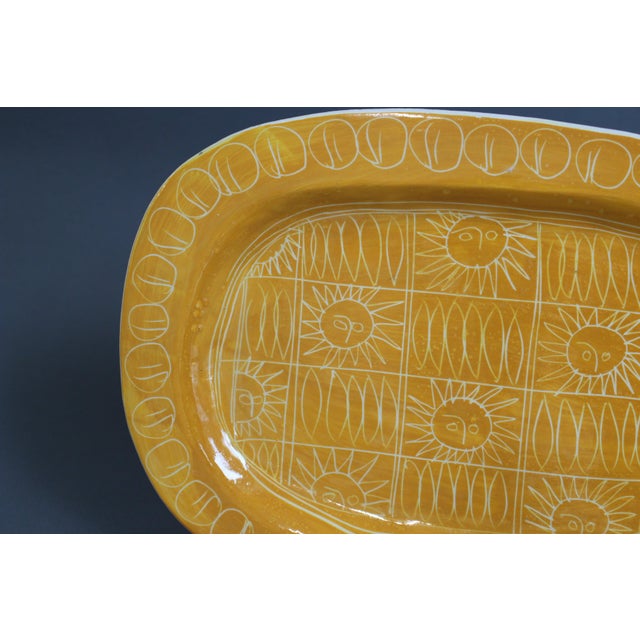 Vintage French Ceramic Platter by Jacques Pouchain, 1950s For Sale - Image 9 of 18