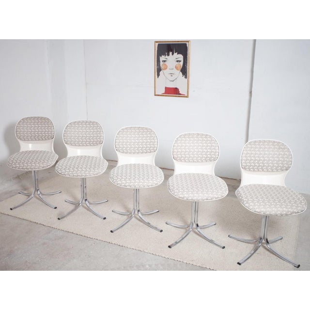 Space Age 7105 Chairs by Stoll Giroflex, 1970s, Set of 5 For Sale - Image 12 of 16
