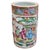 Pink Chinese Daoguang Rose Medallion Reticulated Porcelain Brush Pot, 1830 For Sale - Image 8 of 8