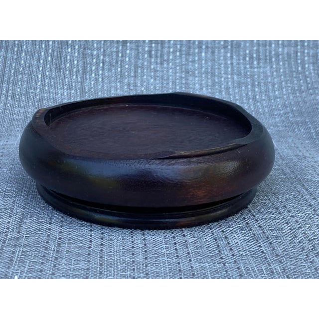 Vintage Wooden Vase Jar Jug Stand For Sale - Image 9 of 12