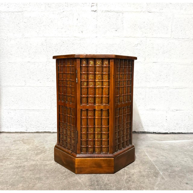 Vintage Theodore Alexander Faux Book Side Table With Hidden Storage For Sale In West Palm - Image 6 of 6