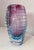 1980s High Quality Vintage Hand Blown Italian Murano Signed Art Studio Glass Vase For Sale - Image 5 of 14