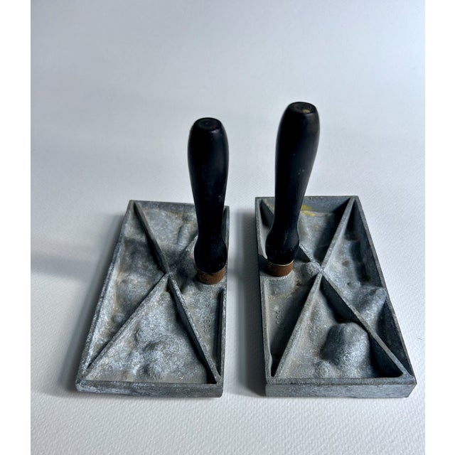 Antique Black Handled Toy Soldier Metal Casting Moulds For Sale - Image 16 of 18