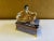 Noritake Early 20th Century Noritake Style Lady seated on ceramic box by Seiei & Co. For Sale - Image 4 of 9