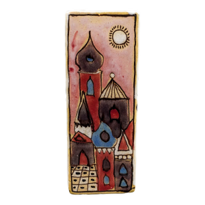 Elio Schiavon (1925-2004) Italy Vintage Mid Century Art Pottery Vase