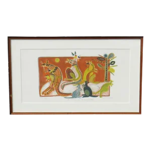 Vintage Judith Bledsoe Limited Edition "A Troop of Kangaroos" - 19/60 Signed