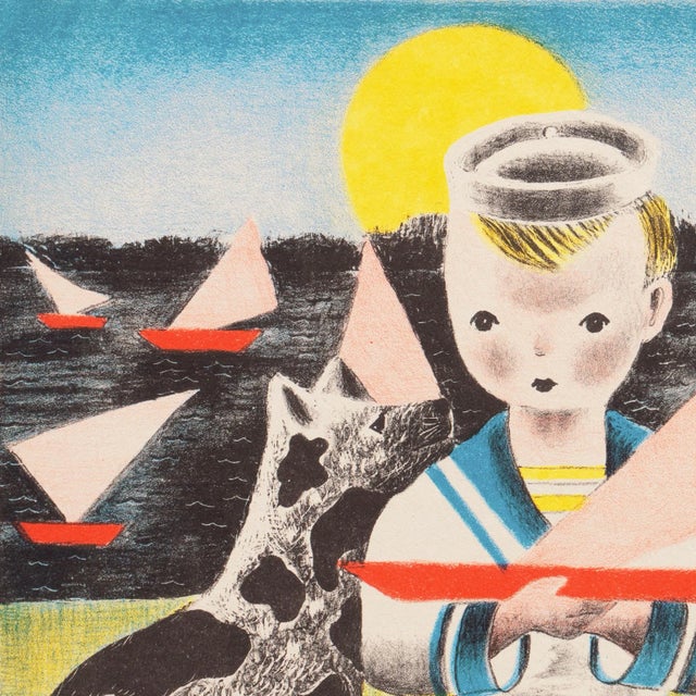 1940s 'Edward' by Nura Ulreich, 1943, Art Student's League, Salon D'Automne, Art Deco, Paris For Sale - Image 5 of 10